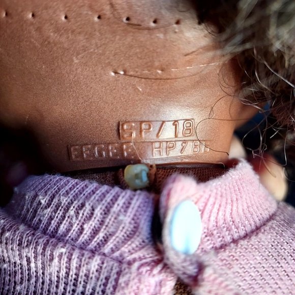 Vtg Eegee Goldberger Doll African American Girl Doll 21" - Picture 10 of 11